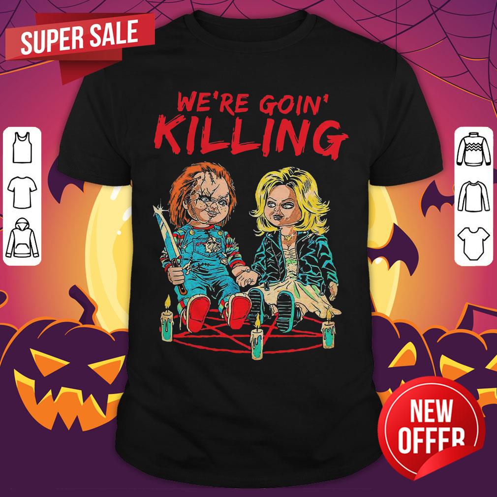Bride Of Chucky Blanket Loot Fright Crate Horror Movie We'Re Going Killing Shirt