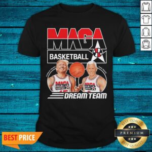 Donald Trump And Biden Maga Basketball Dream Team Shirt