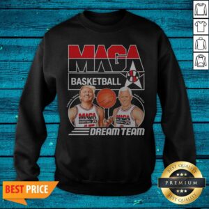 Alternative view of Donald Trump And Biden Maga Basketball Dream Team Shirt