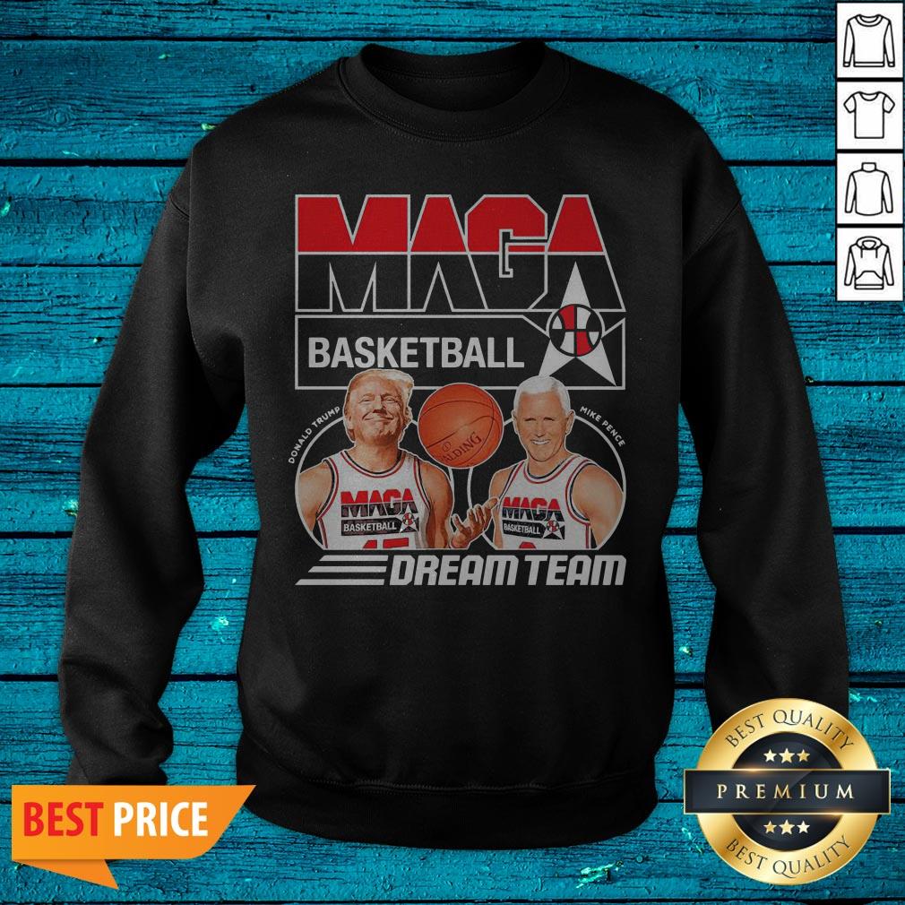 Donald Trump And Biden Maga Basketball Dream Team Shirt - Image 2