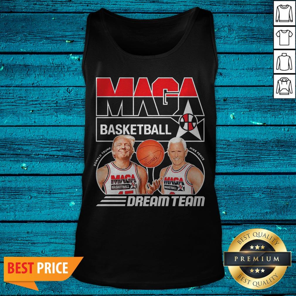 Donald Trump And Biden Maga Basketball Dream Team Shirt - Image 5