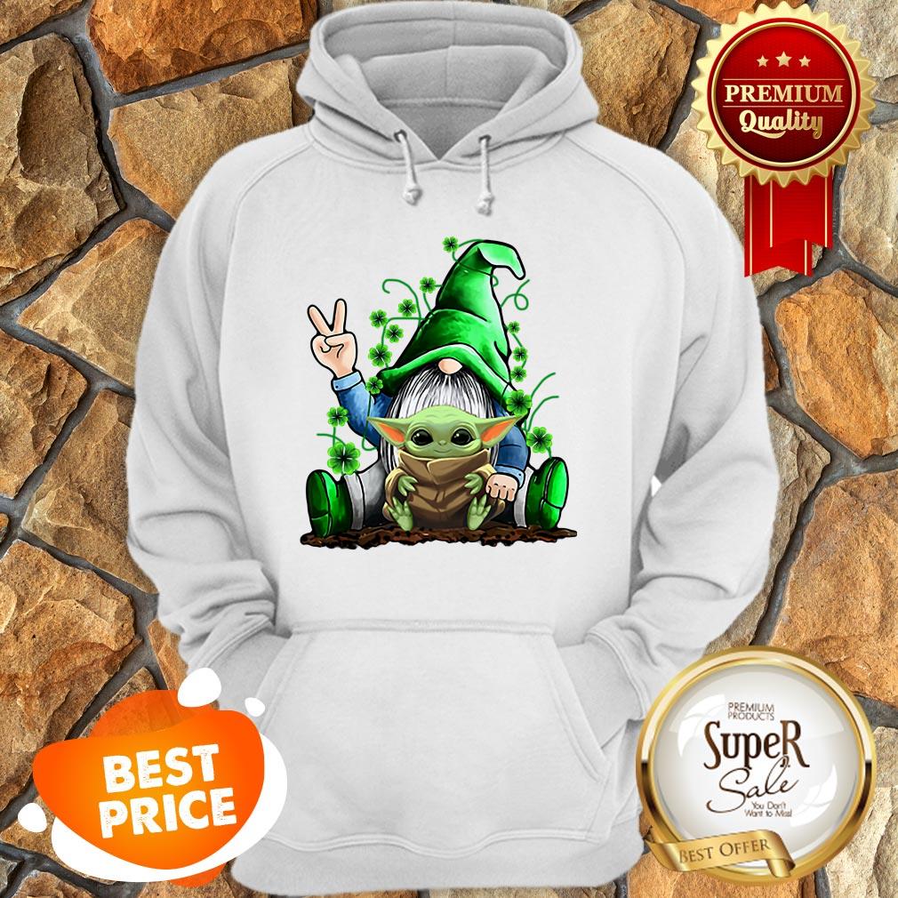 Nice Gnome Hug Baby Yoda Irish St. Patrick’s Day Shirt - Image 5