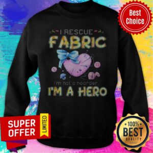 Alternative view of Top I Rescue Fabric I'm A Hero Shirt