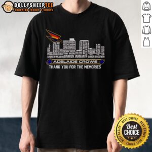 Good Skyline Name Adelaide Crows Thank You For The Memories T-Shirt