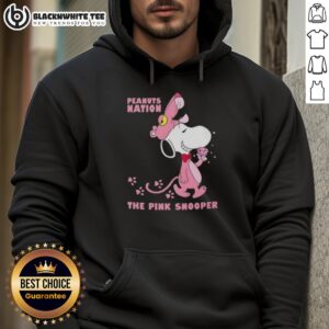 Alternative view of Nice Snoopy Peanuts Nation The Pink Snooper T-Shirt