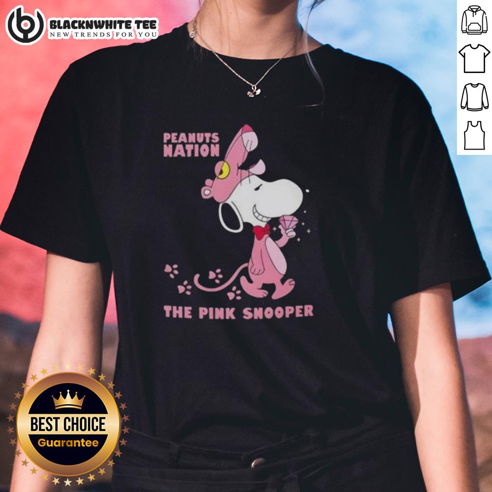Nice Snoopy Peanuts Nation The Pink Snooper T-Shirt - Image 3