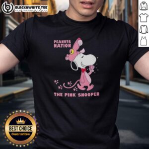 Nice Snoopy Peanuts Nation The Pink Snooper T-Shirt