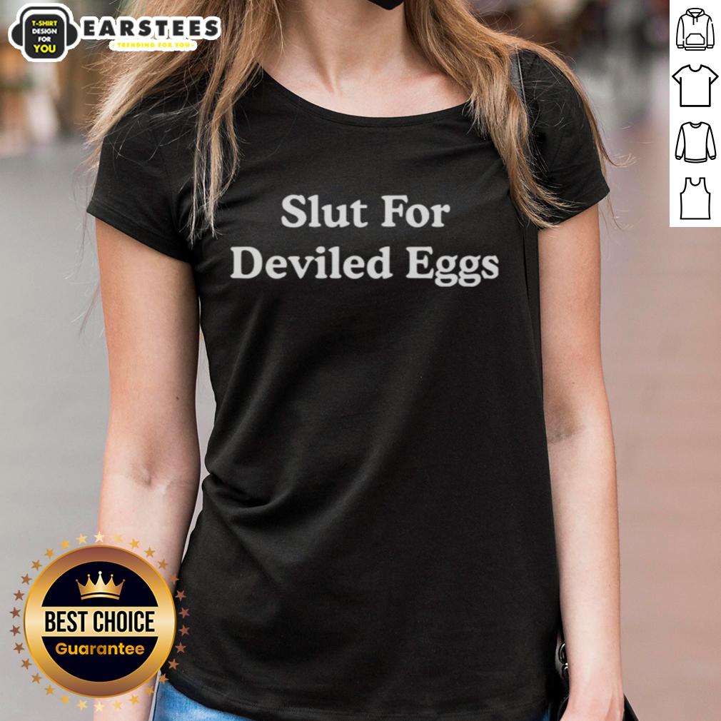 Premium Slut For Deviled Eggs T-Shirt - Image 3