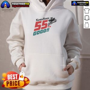 Alternative view of Top Kamen Rider 55th Gogo Biker T-Shirt