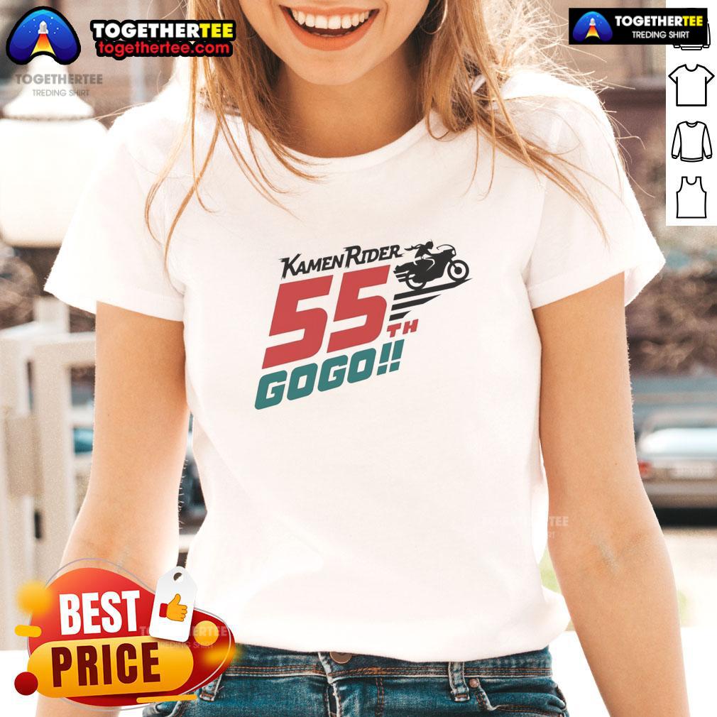 Top Kamen Rider 55th Gogo Biker T-Shirt - Image 3