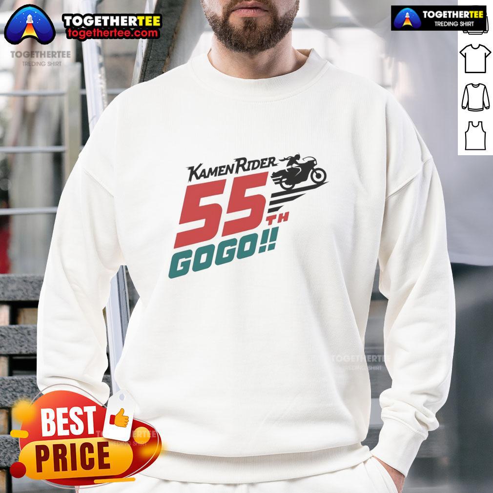 Top Kamen Rider 55th Gogo Biker T-Shirt - Image 5