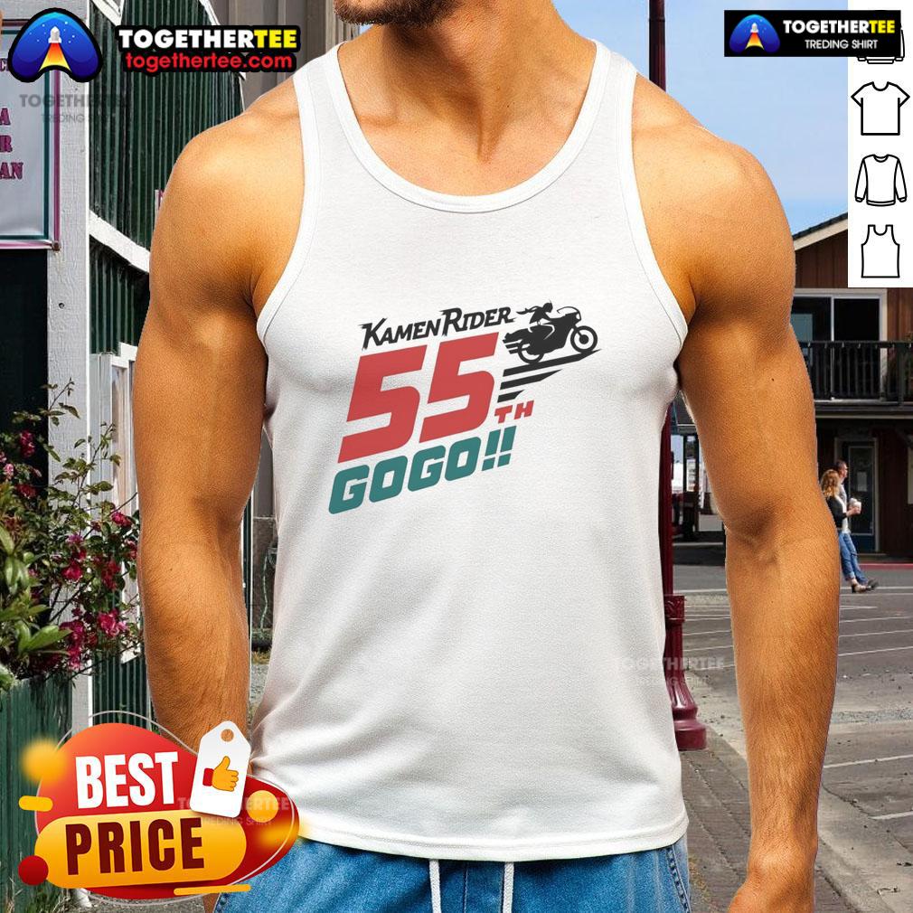 Top Kamen Rider 55th Gogo Biker T-Shirt - Image 4