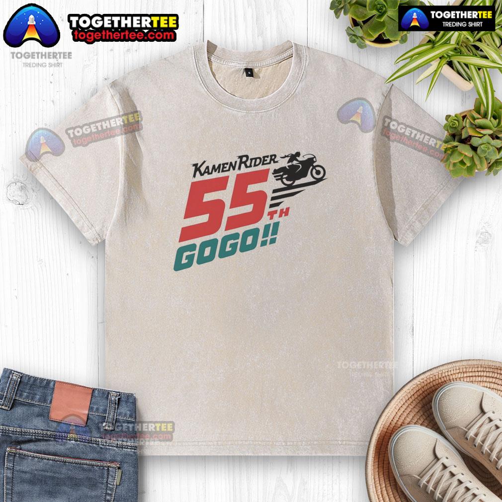 Top Kamen Rider 55th Gogo Biker T-Shirt - Image 6