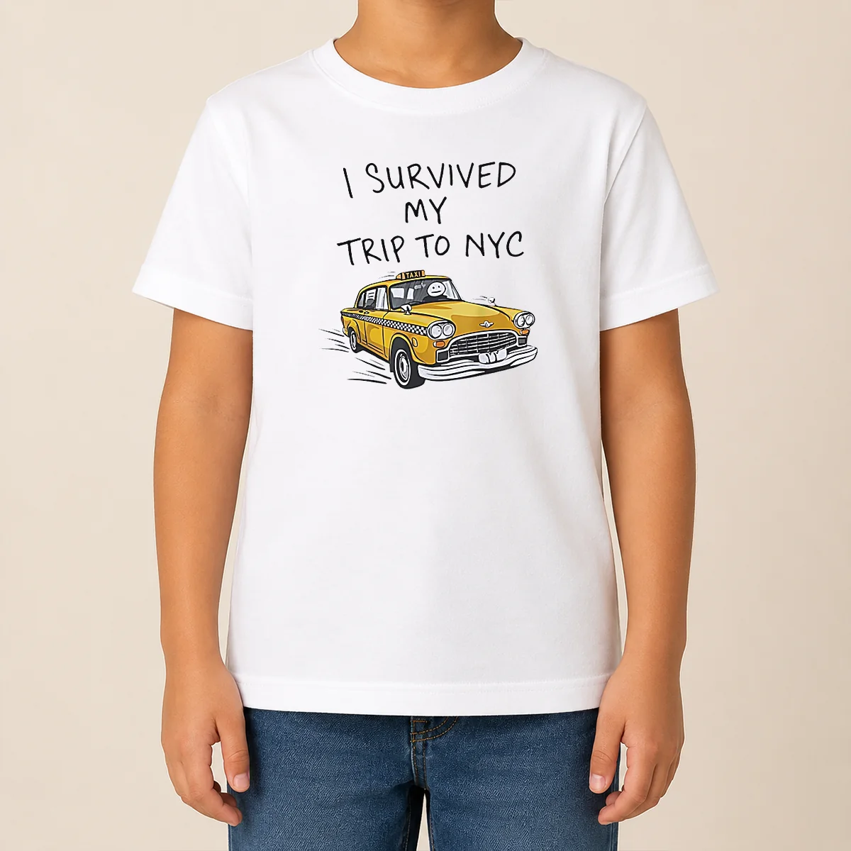 Hot Awesome I Survived My Trip To NYC Taxi Cartoon New York City Shirt - Image 9