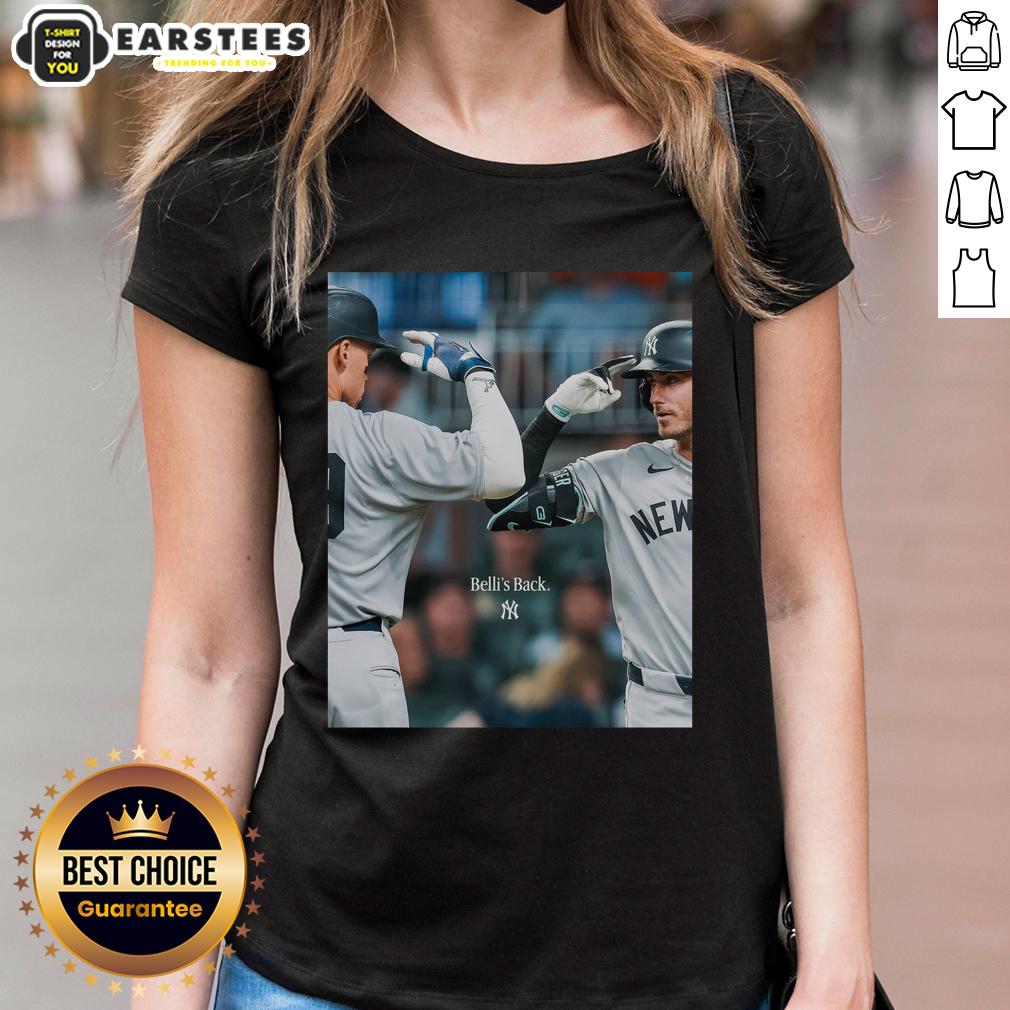 Awesome New York Yankees Back To Back Judge To Belli Belli's T-Shirt - Image 3