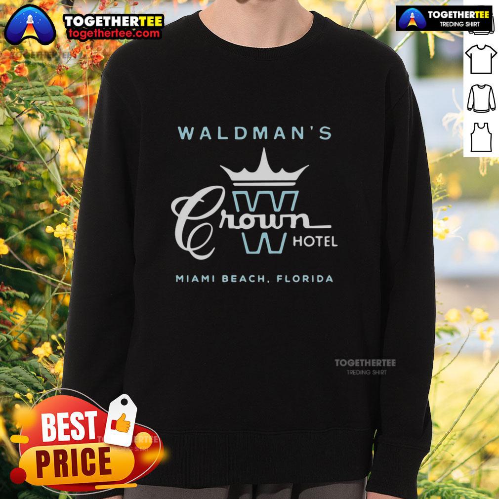 Good Waldman's Crown Hotel Miami Beach T-Shirt - Image 5