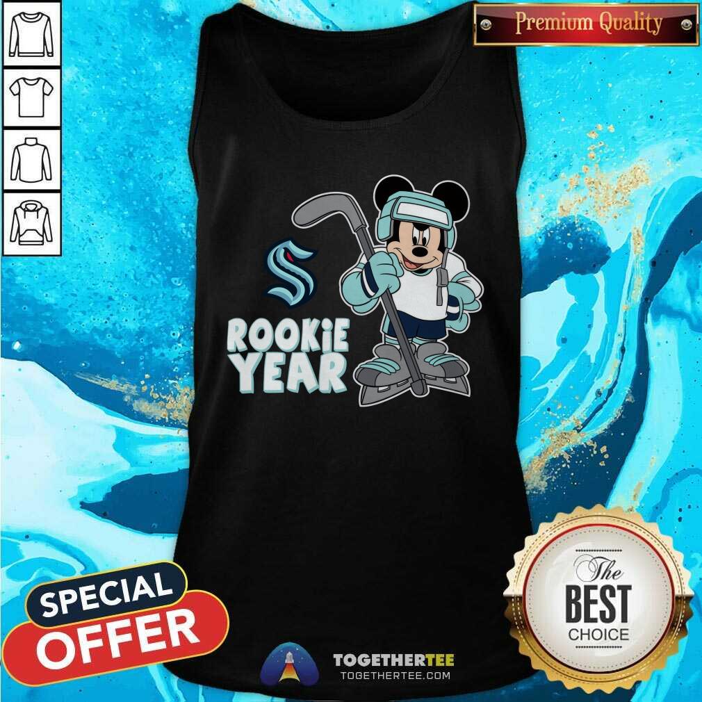 Great Seattle Kraken Mickey Disney Rookie Year T-Shirt - Image 4
