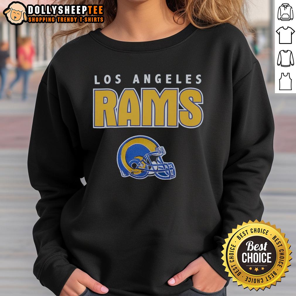 Nice Los Angeles Rams Throwback T-Shirt - Image 5