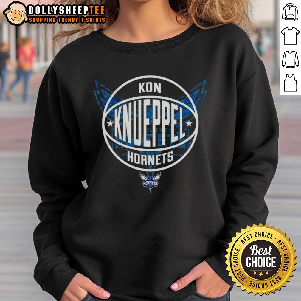 Pretty Kon Knueppel Charlotte Hornets Basketball Logo T-Shirt - Image 5