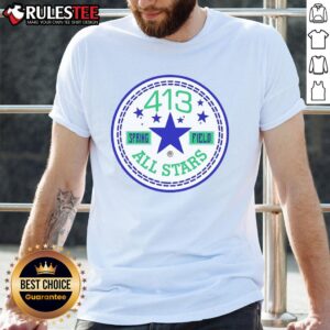 Nice 413 Spring Field All Stars Logo T-Shirt