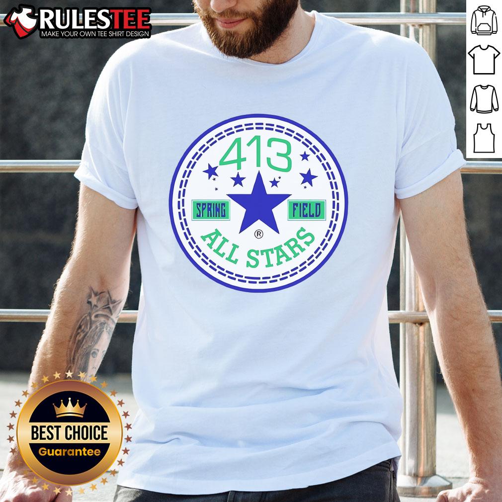 Nice 413 Spring Field All Stars Logo T-Shirt