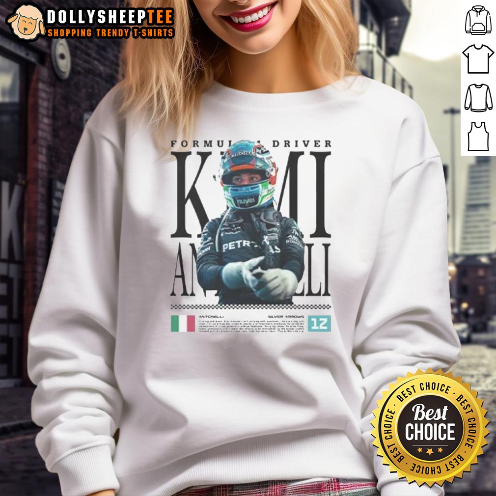 Official Kimi Antonelli F1 Racing T-Shirt - Image 5