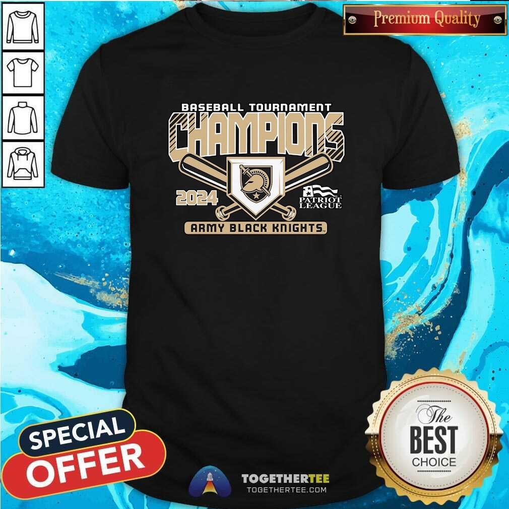 Nice Knights 2024 Patriot League Baseball Champions T-Shirt
