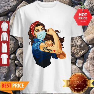 Cute Strong Woman Tattoos Nurse Covid-19 Shirt