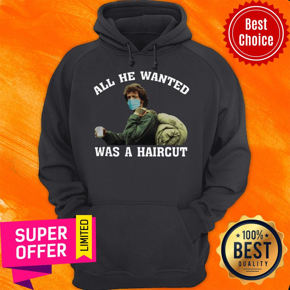 Top First Blood Rambo Face Mask All He Wanted Was A Haircut Shirt - Image 3