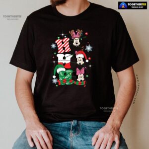 Alternative view of Disney Minnie Mouse Ho Ho Ho Gorgeous Christmas Ornament T-Shirt