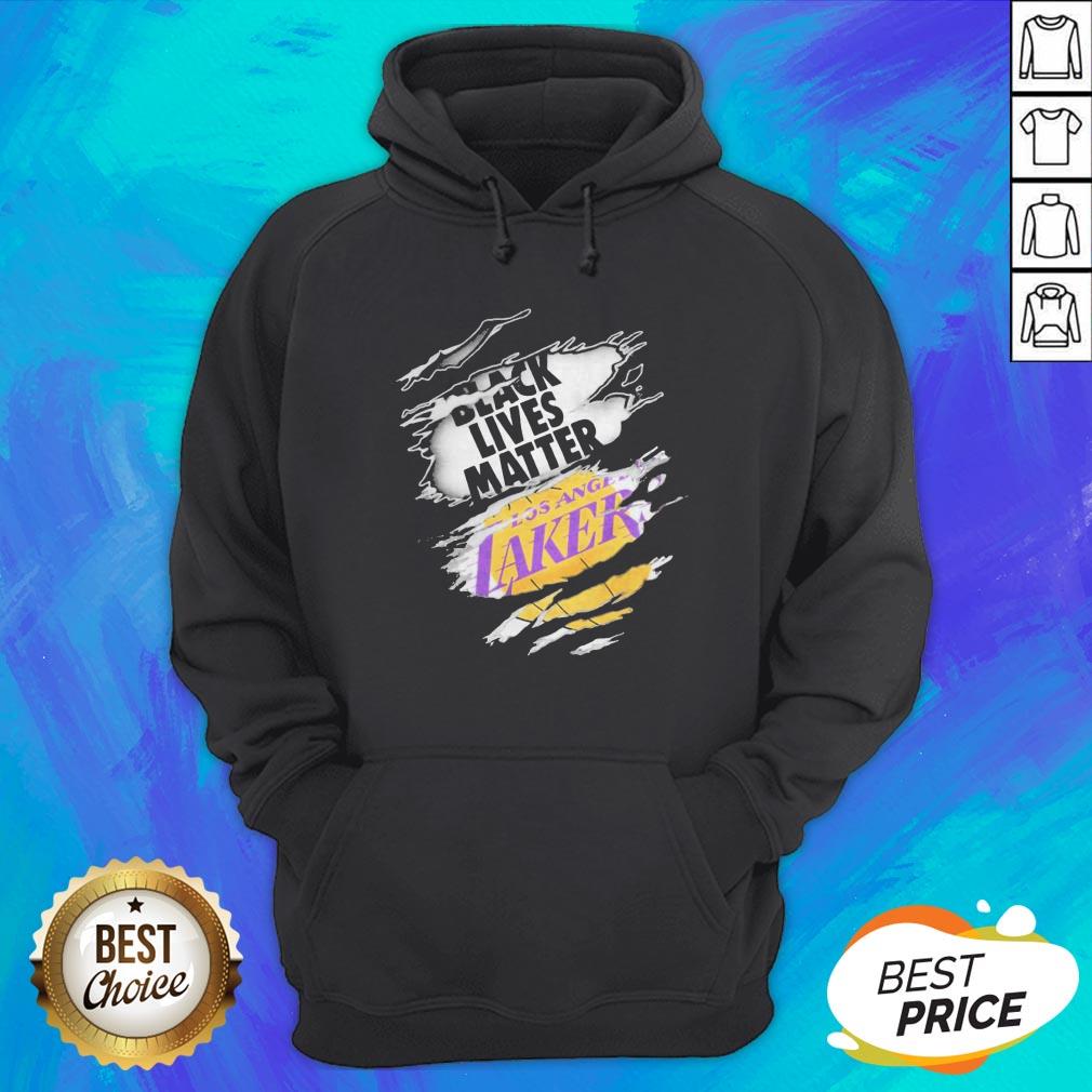 Perfect Black Lives Matter Los Angeles Lakers Shirt - Image 3