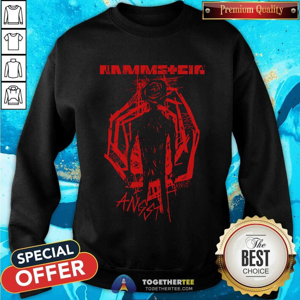 Official Schwarzer Manm Ramms Ein Angst T-Shirt - Image 4