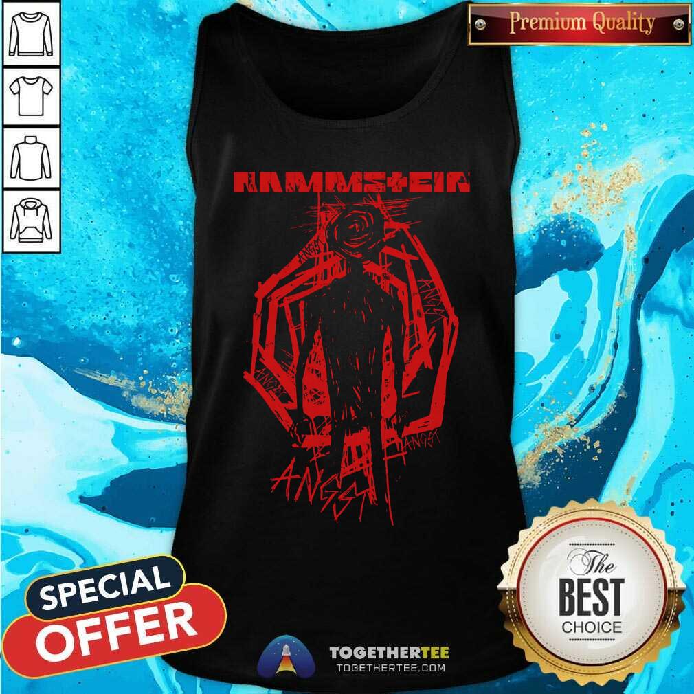 Official Schwarzer Manm Ramms Ein Angst T-Shirt - Image 3
