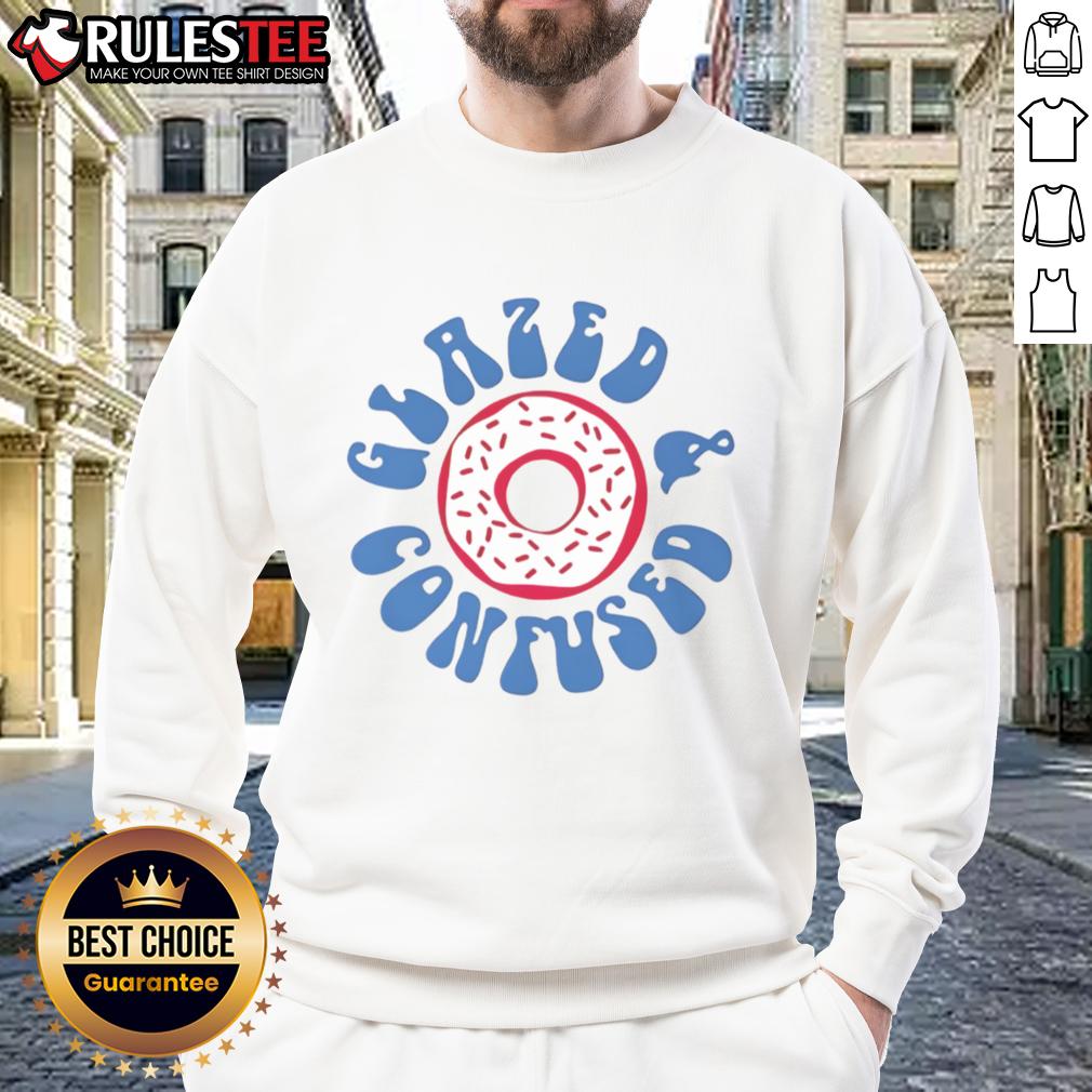 Happy Glazed And Confused Donut T-Shirt - Image 5