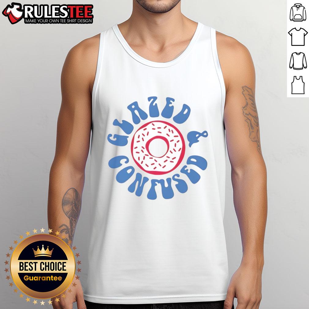 Happy Glazed And Confused Donut T-Shirt - Image 4