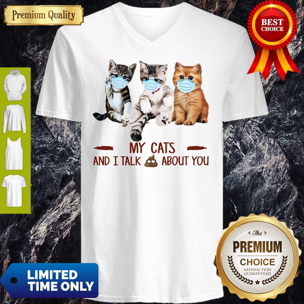 Official My Cats And I Talk Shit About You Shirt - Image 3