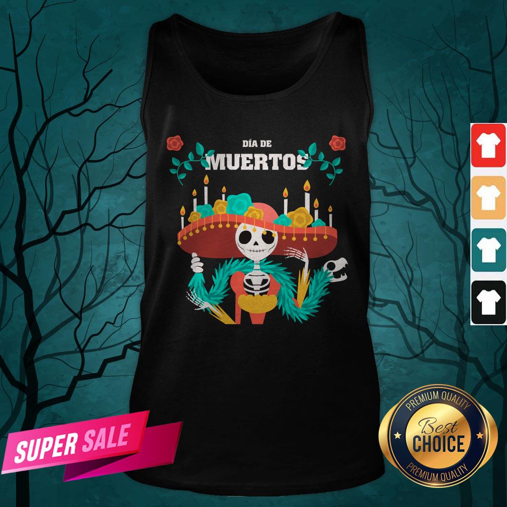 Dia De Muertos Day Dead Skeleton In Mexican Shirt - Image 5