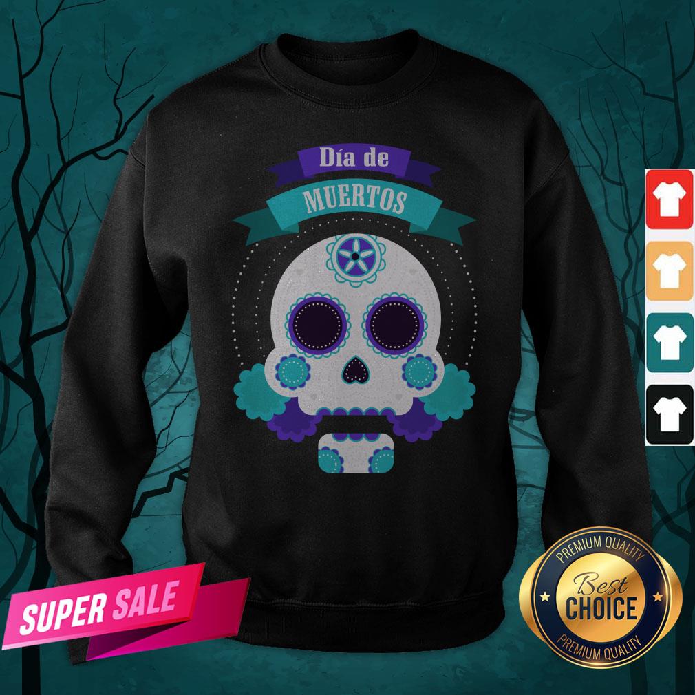 Dia De Muertos Day Of Dead Sugar Skull Shirt - Image 2