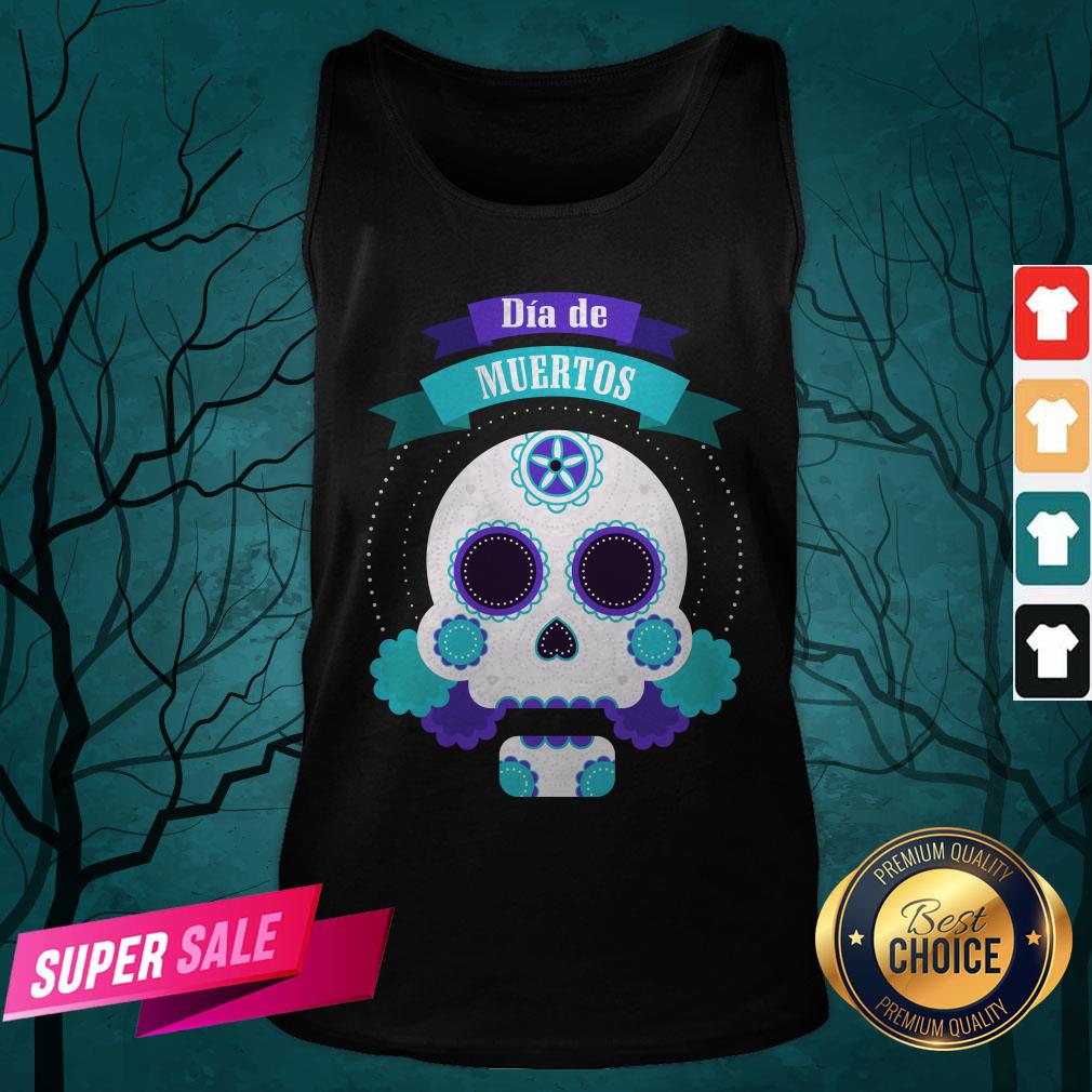Dia De Muertos Day Of Dead Sugar Skull Shirt - Image 5