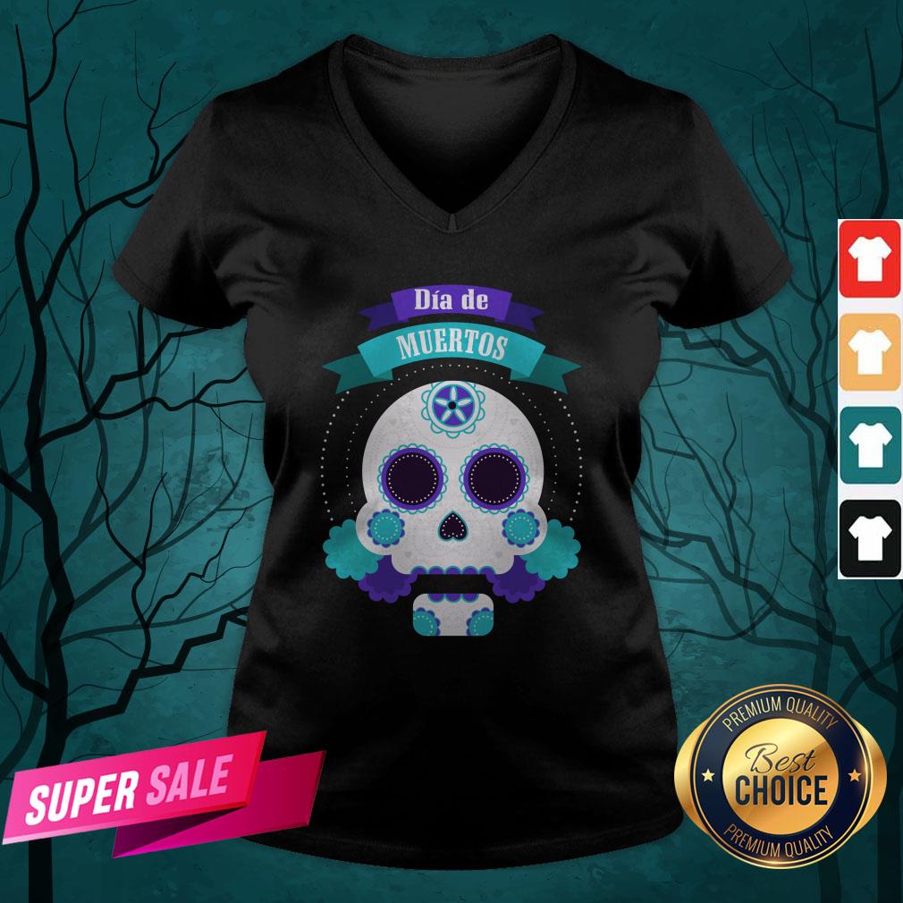 Dia De Muertos Day Of Dead Sugar Skull Shirt - Image 4