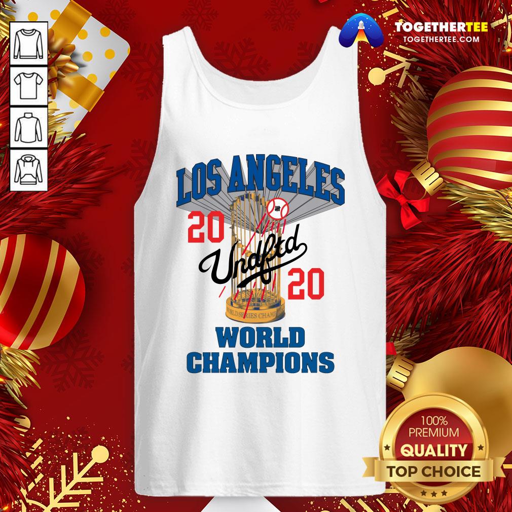 Nice Mlb Los Angeles Dodgers Undefeated 2020 World Championship Dodgers National League Champions 2020 Blue Shirt - Image 3