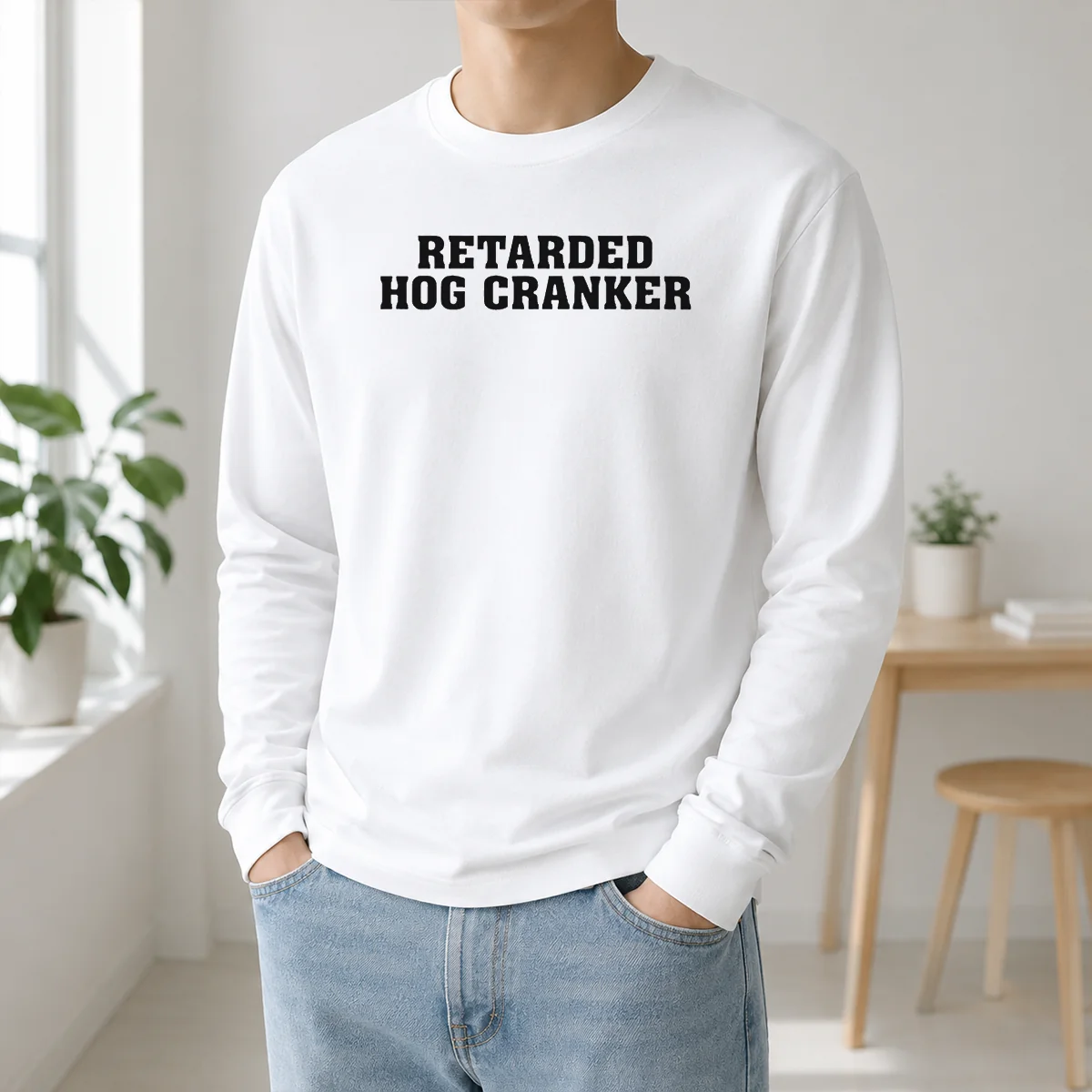 Funny Retarded Hog Cranker Shirt - Image 5