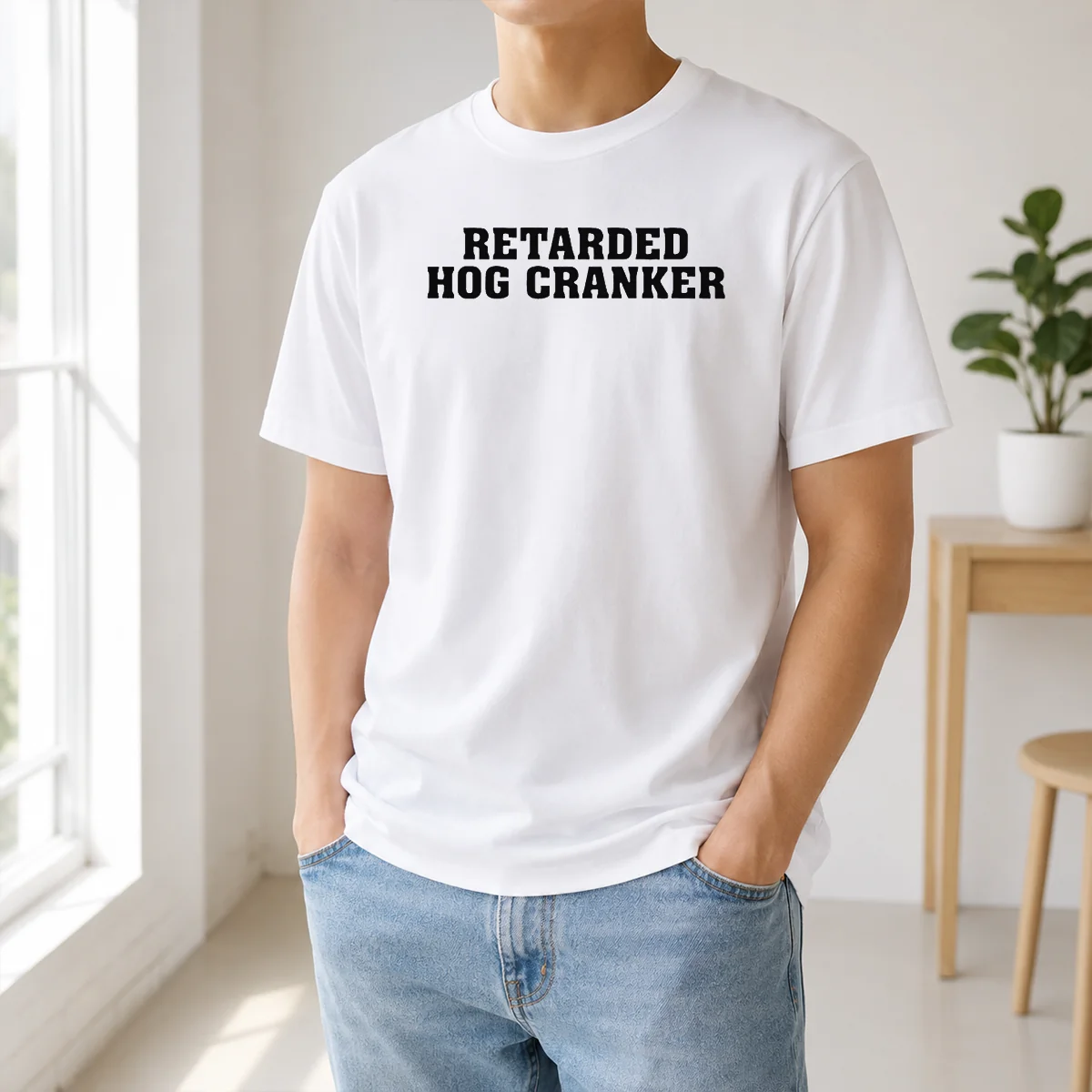 Funny Retarded Hog Cranker Shirt