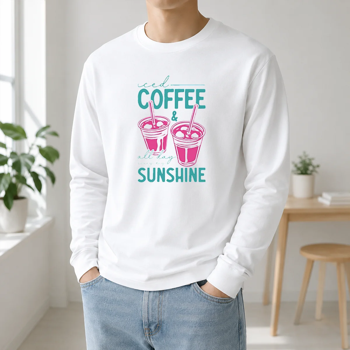 Nice Iced Coffee All Day Sunshine Summer Beach Shirt - Image 5