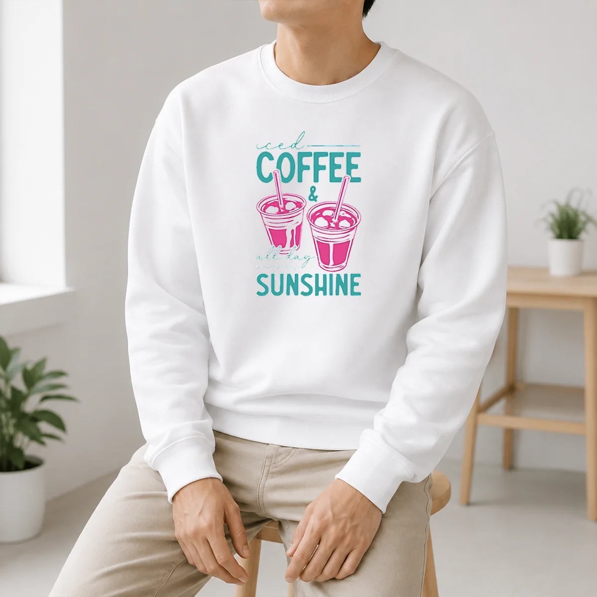 Nice Iced Coffee All Day Sunshine Summer Beach Shirt - Image 6