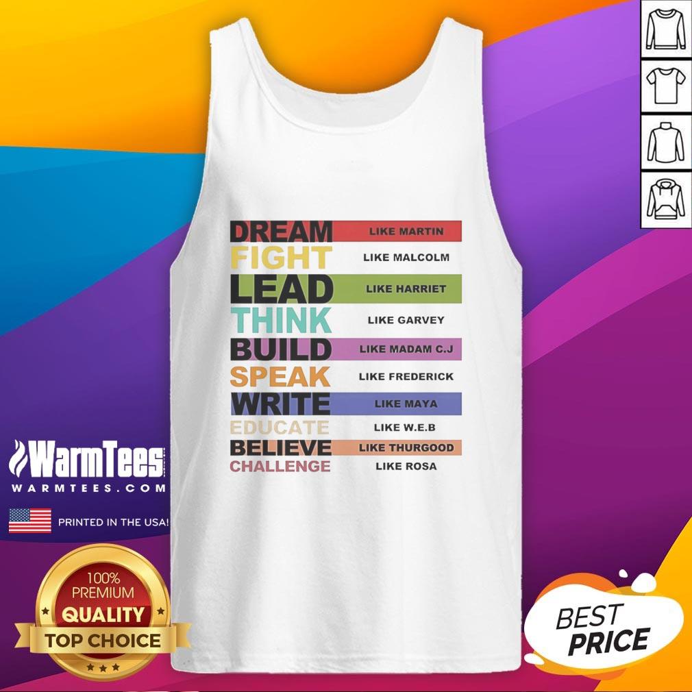 Premium Inspiring Leaders Black History Month T-Shirt - Image 4