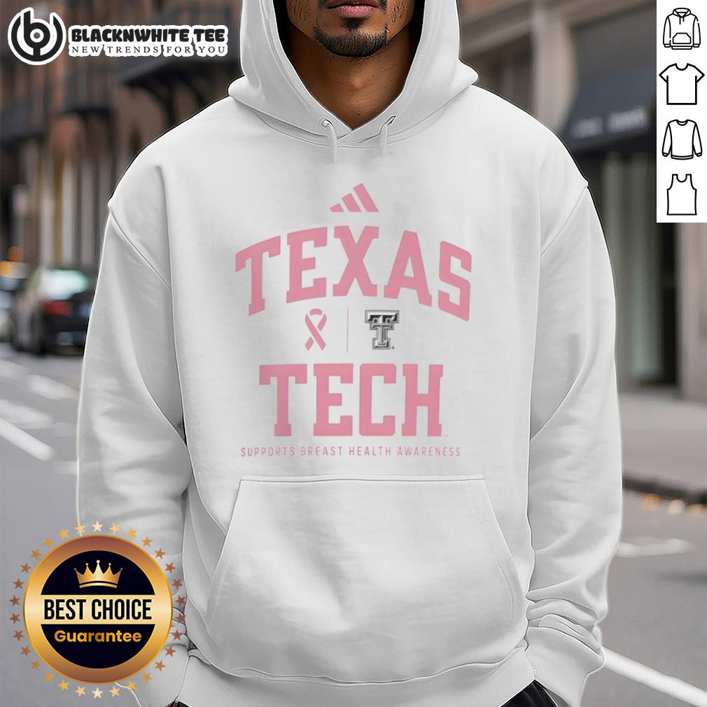 Nice Texas Tech Red Raiders Sideline 2025 Breast Cancer Health Awareness T-Shirt - Image 2