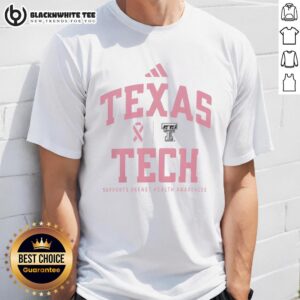 Nice Texas Tech Red Raiders Sideline 2025 Breast Cancer Health Awareness T-Shirt