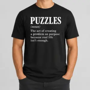 Awesome Funny Puzzles The Art Of Creating Problems Shirt