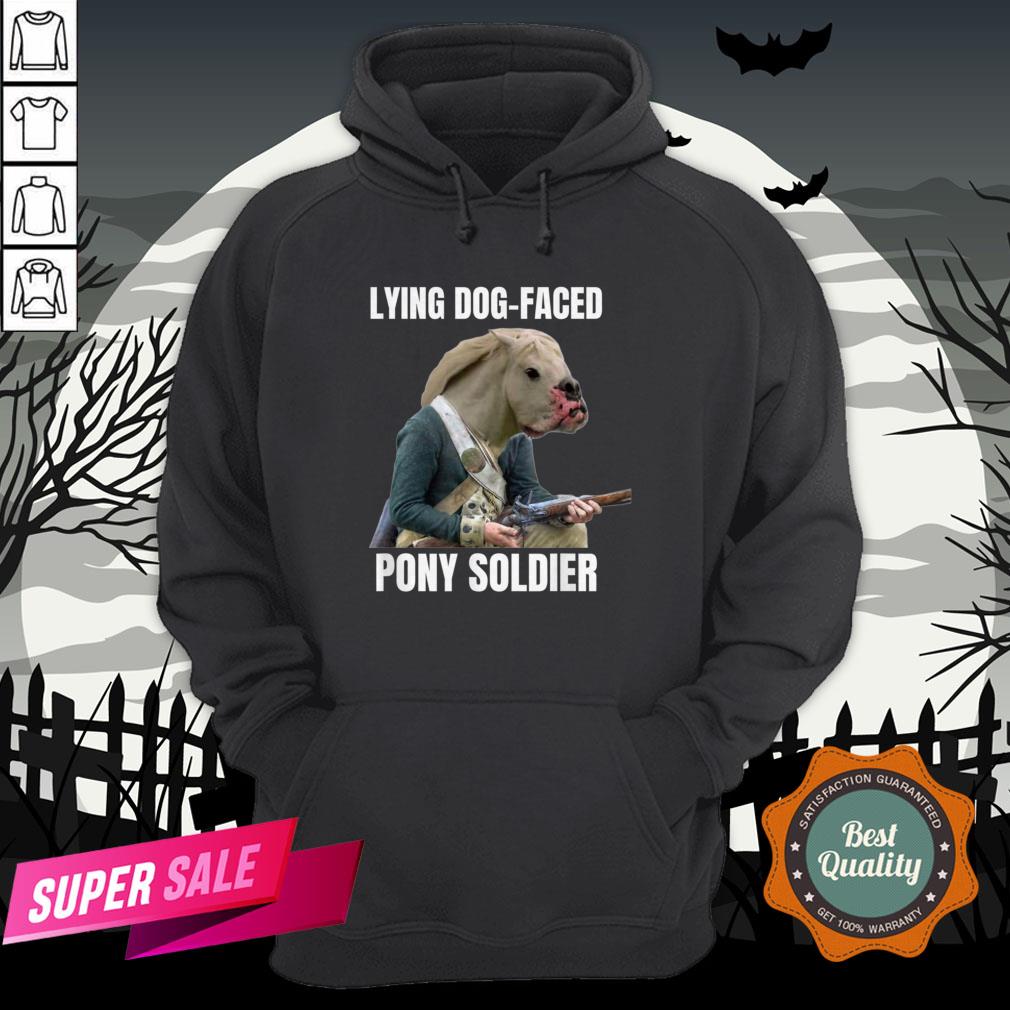 Lying Dog Faced Pony Soldier Funny Halloween Shirt - Image 5